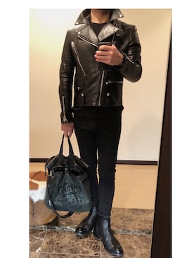 「ASTRAET（アストラット）のアイテム（ジャケット/アウター）」を使った、ボンジョルノさん（メンズ・168cm）の春コーディネート