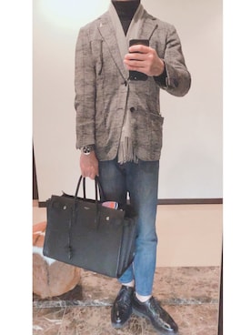 「SIVIGLIA（シビリア）のアイテム」を使った、ボンジョルノさん（メンズ・168cm）の春コーディネート