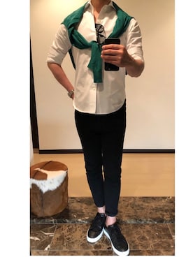 「HELIOPOLE（エリオポール）のアイテム」を使った、ボンジョルノさん（メンズ・168cm）の春コーディネート