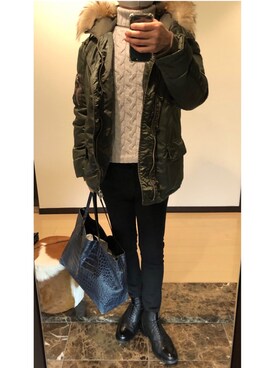 Felisi フェリージ のトートバッグを使ったメンズ人気ファッションコーディネート Wear