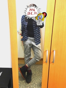 「LOSICARIE（ロシカリエ）のアイテム」を使った、REさん（レディース・160cm）の冬コーディネート