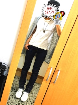 「STOOGe（ストゥージ）のアイテム」を使った、REさん（レディース・160cm）の秋コーディネート