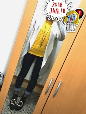 「アベイル」｜「アイテム（その他アウター）」を使った、REさん（レディース・160cm）の冬コーディネート