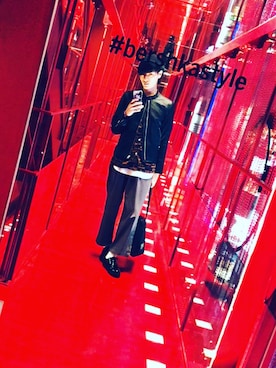 「RAGEBLUE（レイジブルー）のアイテム（ライダースジャケット）」を使った、なべさん（メンズ・181cm）の春コーディネート