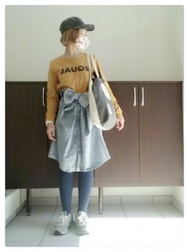 「Factor=（ファクターイコール）のアイテム（トップス）」を使った、tomaさん（レディース・153cm）の春コーディネート