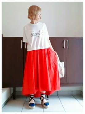 tomaさん(レディース・153cm)の夏コーディネート