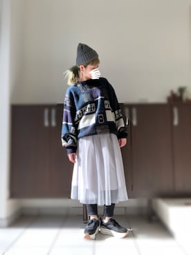 「アイテム（ピアス（両耳用））」を使った、tomaさん（レディース・153cm・40代）の秋コーディネート