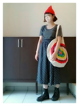 tomaさん（レディース・153cm）の夏コーディネート