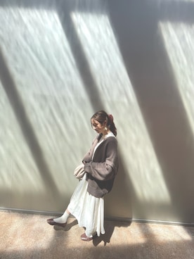 「GUワンピース」｜chofttttyさん（レディース・163cm）の春コーディネート
