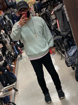 「CONVERSE（コンバース）のアイテム（キャップ）」を使った、しげさん（メンズ・170cm）の春コーディネート