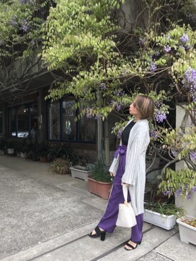 「Ron Herman（ロン ハーマン）のアイテム（ジャケット/アウター）」を使った、ERYさん（レディース・155cm）の春コーディネート