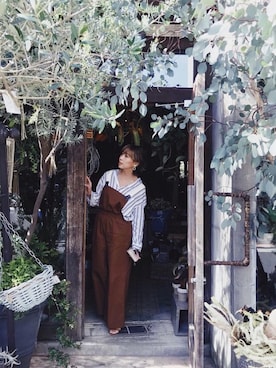 「LIFE's（ライフズ）のアイテム」を使った、ERYさん（レディース・155cm）の春コーディネート