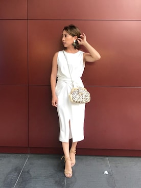 「LIFE's（ライフズ）のアイテム」を使った、ERYさん（レディース・155cm）の夏コーディネート