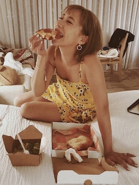 「fig（フィグ）のアイテム」を使った、ERYさん（レディース・155cm）の夏コーディネート