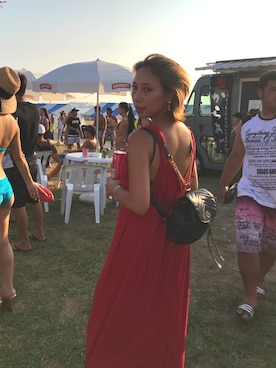 「GUCCI（グッチ）のアイテム（バッグ）」を使った、ERYさん（レディース・155cm）の夏コーディネート