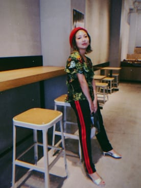 「NINE（ナイン）のアイテム」を使った、ERYさん（レディース・155cm）の秋コーディネート