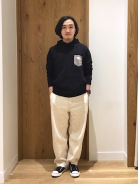 「SMITH'S（スミス）のアイテム（トップス）」を使った、coen   いけださん（メンズ・168cm）の冬コーディネート