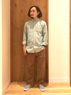 「SMITH'S（スミス）のアイテム（パンツ）」を使った、coen   いけださん（メンズ・168cm）の秋コーディネート