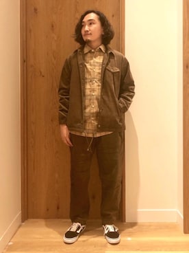 「coen（コーエン）のアイテム（ブルゾン）」を使った、coen   いけださん（メンズ・168cm）の秋コーディネート