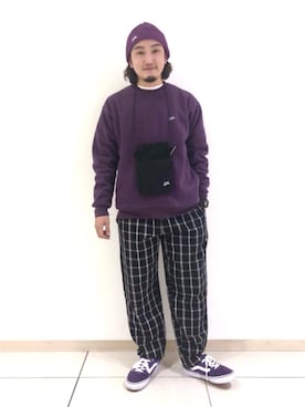 「coen」｜「アイテム（ニットキャップ/ビーニー）」を使った、coen   いけださん（メンズ・168cm）の秋コーディネート