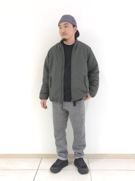 「coen」｜「アイテム（ニットキャップ/ビーニー）」を使った、coen   いけださん（メンズ・168cm）の秋コーディネート