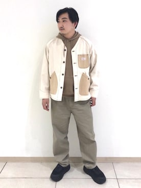「SMITH'S（スミス）のアイテム（ジャケット/アウター）」を使った、coen   いけださん（メンズ・168cm）の春コーディネート