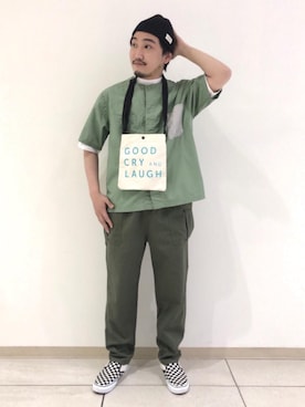 「SMITH'S（スミス）のアイテム（トップス）」を使った、coen   いけださん（メンズ・168cm）の春コーディネート