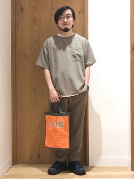 「涼しくて軽い「涼・軽パンツ」」｜coen   いけださん（メンズ・168cm）の夏コーディネート