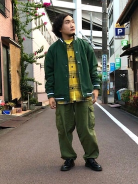「coen」｜「アイテム（ブルゾン）」を使った、coen   いけださん（メンズ・168cm）の秋コーディネート