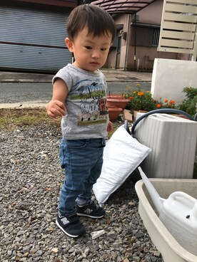 あやさん（キッズ・80cm）の秋コーディネート