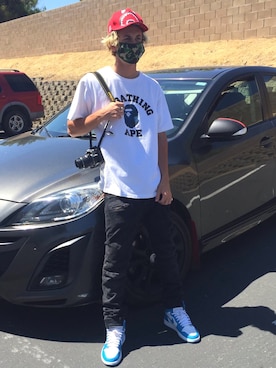 「hat」｜Alex Fowlerさん（メンズ・175cm）の夏コーディネート