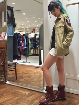 REINA Üさん（レディース・163cm）の秋コーディネート