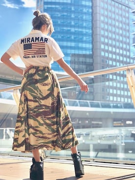 REINA Üさん（レディース・163cm）の春コーディネート