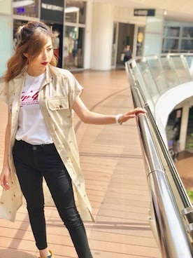 REINA Üさん（レディース・163cm）の夏コーディネート