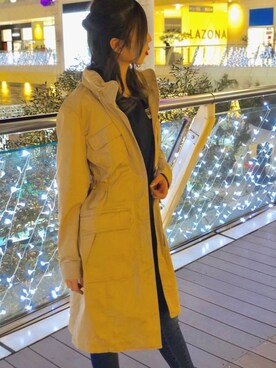 「M-65」｜「アイテム（ブルゾン）」を使った、REINA Üさん（レディース・163cm）の冬コーディネート