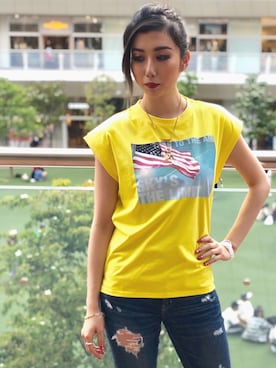 REINA Üさん（レディース・163cm）の春コーディネート