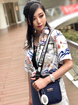 REINA Üさん（レディース・163cm）の夏コーディネート