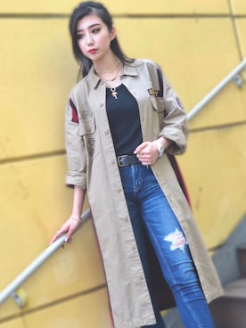 「PREORDER」｜REINA Üさん（レディース・163cm）の夏コーディネート