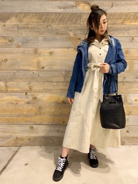 REINA Üさん（レディース・163cm）の冬コーディネート