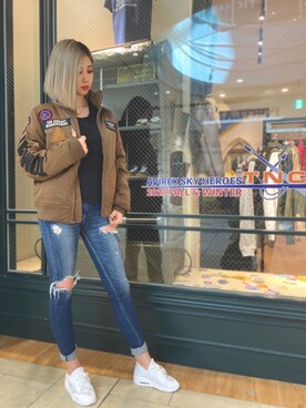 REINA Üさん（レディース・163cm）の夏コーディネート