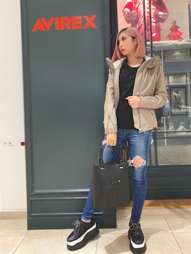 REINA Üさん（レディース・163cm）の秋コーディネート