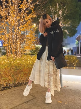 REINA Üさん（レディース・163cm）の冬コーディネート