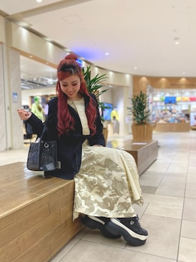 REINA Üさん（レディース・163cm）の春コーディネート