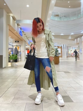 REINA Üさん（レディース・163cm）の春コーディネート