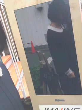 「キレイめモード」｜「アイテム（ハンチング/ベレー帽）」を使った、あ。さん（レディース・156cm）の春コーディネート