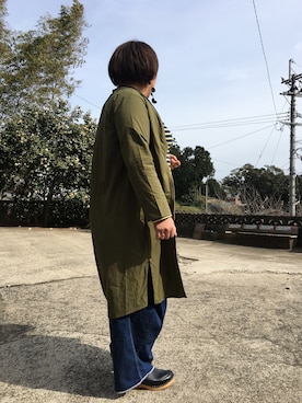 「トロエントープ」｜「アイテム（ジャケット/アウター）」を使った、NA2KOさん（レディース・158cm）の春コーディネート