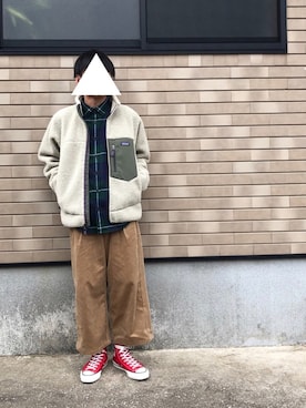 「アイテム（ブルゾン）」を使った、ありさん（メンズ・170cm・30代）の冬コーディネート