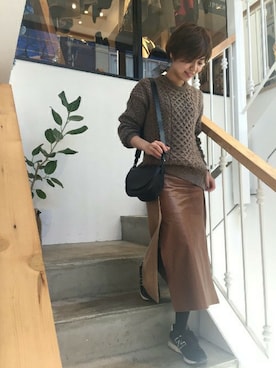 「relume」｜misatoさん（レディース・160cm）の冬コーディネート