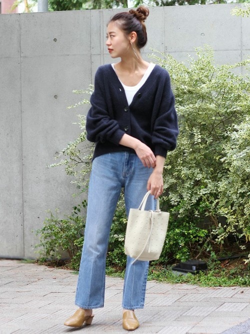 JOURNAL STANDARDrelumeファーニットカシュクールカーディガン セール】ファーニットVネックカーディガン◇（カーディガン/ボレロ