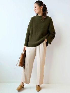 「LOQ（ロック）のアイテム」を使った、misatoさん（レディース・160cm）の秋コーディネート